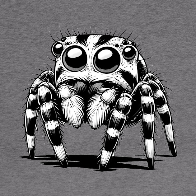 Cute jumping spider by MisTral